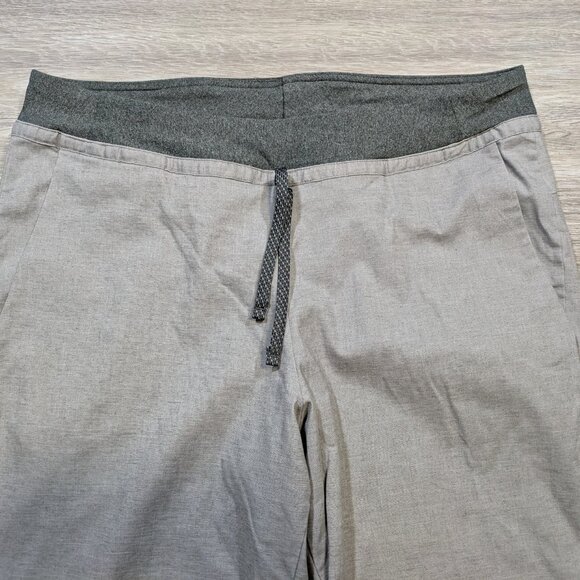 Patagonia Women's Large Hampi Rock Pants Climbing Joggers Gray Hemp Drawstring - Picture 5 of 14